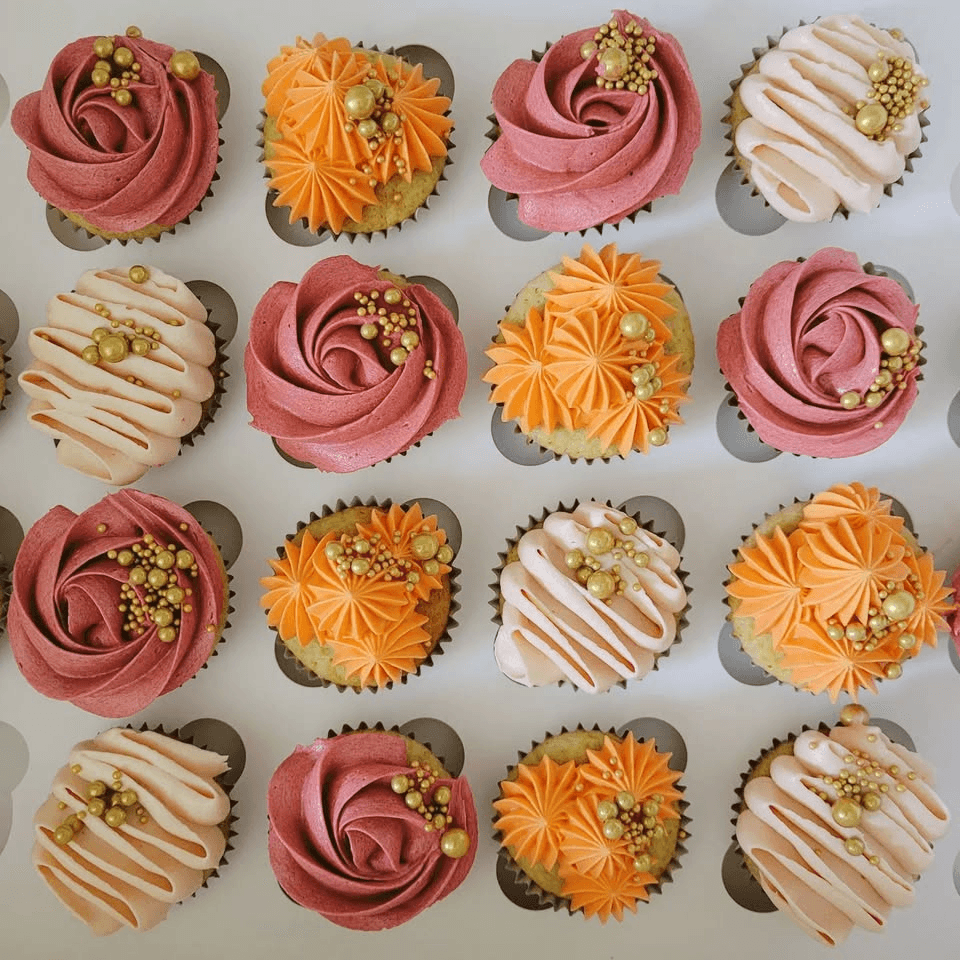 Gourmet cupcakes made by Cakevine in The Vines Perth - beautifully decorated with premium ingredients